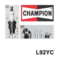 2x New CHAMPION Performance Driven Quality Copper Plus Spark Plug For Mg #L92YC