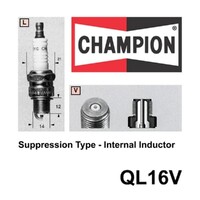 2x New CHAMPION Performance Driven Quality Marine Spark Plug #QL16V