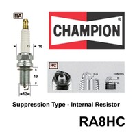 2x New CHAMPION Performance Driven Quality Industrial Spark Plug #RA8HC
