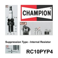 2x CHAMPION Perf. Driven Quality Platinum Spark Plug For Volkswagen #RC10PYP4