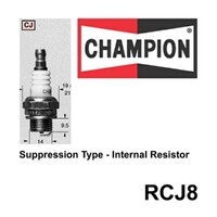 2x New CHAMPION Performance Driven Quality Small Engine Spark Plug #RCJ8