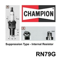 2x New CHAMPION Performance Driven Quality Copper Plus Spark Plug #RN79G