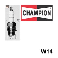 2x New CHAMPION Performance Driven Quality Industrial Spark Plug #W14