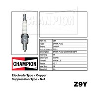 2x New CHAMPION Performance Driven Quality Marine / Motorcycle Spark Plug #Z9Y
