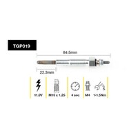 2x New TRIDON Premium Australian Quality Glow Plug For Kia #TGP019