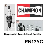 2x CHAMPION Performance Driven Quality Copper Plus Spark Plug For Mazda #RN12YC