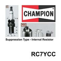 2x CHAMPION Performance Driven Quality Copper Plus Spark Plug For Holden #RC7YCC