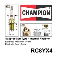 2x CHAMPION Performance Driven Quality Gold Plus Spark Plug For Holden #RC8YX4