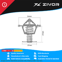 New TRIDON Thermostat 54mm - 86°C For HSV CLUBSPORT VZ Z-SERIES #TT456-187