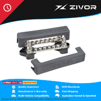 New Genuine NARVA Black Tin-Plated Brass  Marine Bus Bar 12 X M4 Studs #56285BL