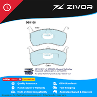 Genuine BENDIX Brake Pads Front For Ford Fairlane Fairmont Falcon LTD #DB1108GCT