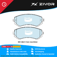 BENDIX Brake Pads Front For Nissan Cefiro Patrol Presea Pulsar Silvia #DB1148GCT