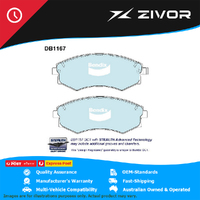 Genuine BENDIX Brake Pads Front For Ssangyong Korando Musso Rexton #DB1167GCT