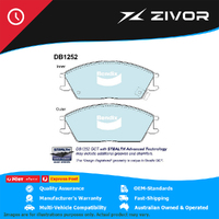 Genuine BENDIX Brake Pads Front For Hyundai Accent Excel Getz S Coupe #DB1252GCT