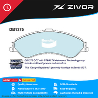 Genuine BENDIX Brake Pads Front For Ford Fairlane Fairmont Falcon LTD #DB1375GCT