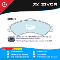 Genuine BENDIX Brake Pads Front For Ford Fairlane Fairmont Falcon LTD #DB1375HD