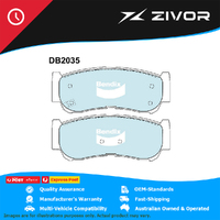 New Genuine BENDIX General CT Brake Pads Rear For LDV T60 #DB2035GCT