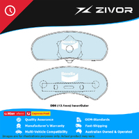 New Genuine BENDIX Brake Pads Front For Toyota Crown #DB6GCT