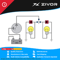 New Genuine TRIDON HD12 Electro Mechanical Flasher 24V 2 Pin #EG22