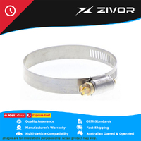 New Genuine TRIDON Hose Clamp 52-76mm Stainless Steel Perforated Band #HS040P