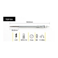New TRIDON Premium Australian Quality Glow Plug For Ford #TGP104