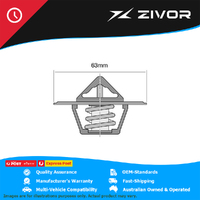 New Genuine TRIDON Conventional Style Thermostat 63mm - 77 Degrees C #TT2-170