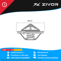 New Genuine TRIDON Thermostat For Nissan Patrol Y61 GU #TT320-180