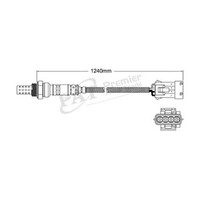 New WALKER Exhaust Gas Oxygen Sensor For Peugeot 307 405 406 #EGO-247