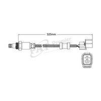 New WALKER Exhaust Gas Oxygen Sensor For Honda Integra S2000 Stream #EGO-335