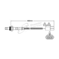 WALKER Oxygen/lambda Sensor Pre-catalytic Converter/manifold For Nissan #EGO-346