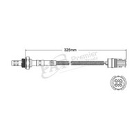 WALKER Oxygen/lambda Sensor Post Catalytic Converter For Mercedes Benz #EGO-367
