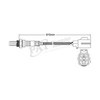 New PAT PREMIUM Exhaust Gas Oxygen Sensor For Volvo C70 #EGO-452