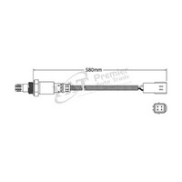 PAT PREMIUM Oxygen Sensor Pre-catalytic Converter/manifold For Mazda #EGO-604