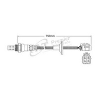 PAT PREMIUM Oxygen/lambda Sensor Post Catalytic Converter For Hyundai #EGO-675