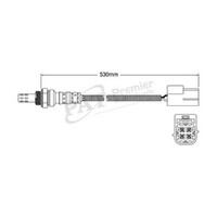New PAT PREMIUM Exhaust Gas Oxygen Sensor For Nissan Patrol X-Trail #EGO-719