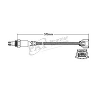 New PAT PREMIUM Exhaust Gas Oxygen Sensor For Nissan Juke #EGO-811
