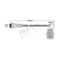 New PAT PREMIUM Exhaust Gas Oxygen Sensor For Mercedes Benz #EGO-844