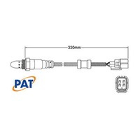 PAT PREMIUM Exhaust Gas Oxygen Sensor For Honda City CRZ Insight Jazz #EGO-856