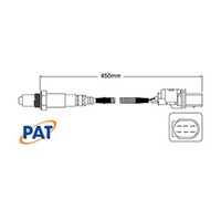 New PAT PREMIUM Exhaust Gas Oxygen Sensor For Mazda BT50 #EGO-858