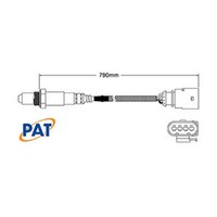 New PAT PREMIUM Exhaust Gas Oxygen Sensor For Volkswagen #EGO-869