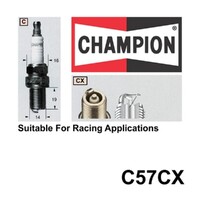 New CHAMPION Performance Driven Quality Racing Spark Plug #C57CX