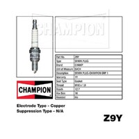 New CHAMPION Performance Driven Quality Marine / Motorcycle Spark Plug #Z9Y
