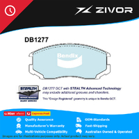 New Genuine BENDIX Brake Pads Front For Mitsubishi Lancer Mirage #DB1277GCT