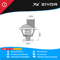 New Genuine TRIDON Thermostat For HSV Astra LD SV1800 #TT283-195P