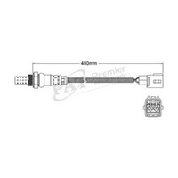 WALKER Oxygen/lambda Sensor Pre-catalytic Converter/manifold For Lexus #EGO-622