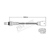 New PAT PREMIUM Exhaust Gas Oxygen Sensor For Skoda #EGO-835
