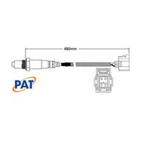 New PAT PREMIUM Exhaust Gas Oxygen Sensor For Infiniti Q50 Q60 #EGO-867