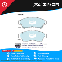 BENDIX Brake Pads Rear For BMW 120i 123d 130i 320d 320i 323i 325i X1 #DB1267GCT