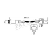 ICON SERIES Oygen/lambda Sensor Pre-catalytic Convertor For Alfa Romeo #EGO-236M