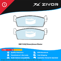 BENDIX Rear Brake Pads Set - General CT For NISSAN SKYLINE R33 DB1144GCT